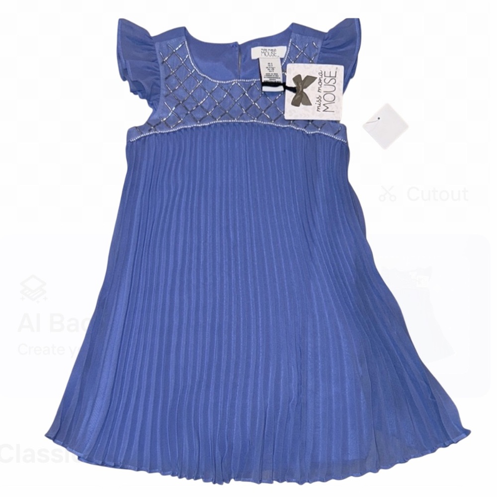 NWT Miss Mona Mouse Purple Kids Dress - Girl’s  Size 5